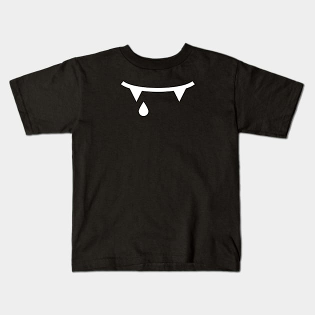 vampire teeth Kids T-Shirt by TSAVORITE